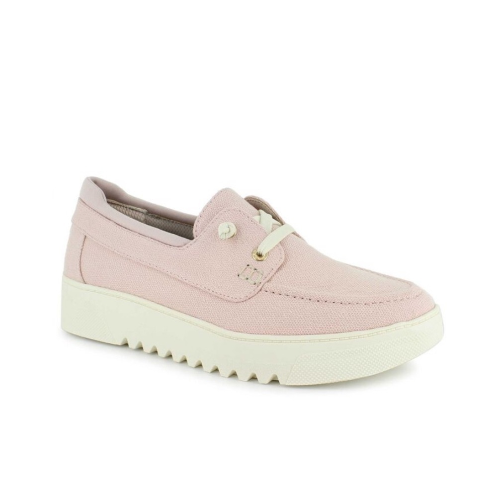 Dr. Scholl's Get Onboard slip on boat shoes pink NWT